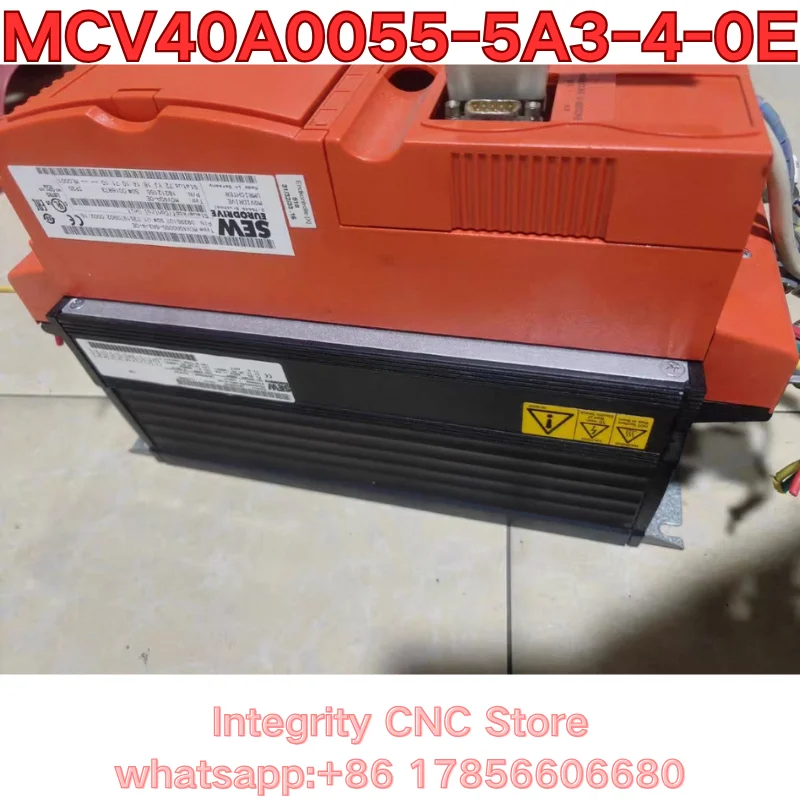Second-hand MCV40A0055-5A3-4-0E inverter function test is normal