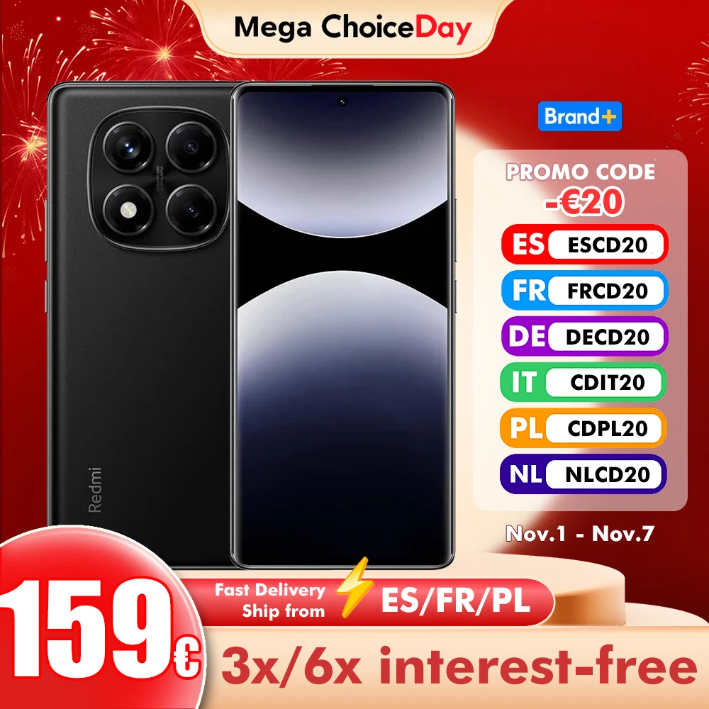 Xiaomi-smartphone Redmi Note 14 Pro, 4G, 8GB/256GB, 12GB/256GB, 12GB/512GB, NFC, versiĂłn Global