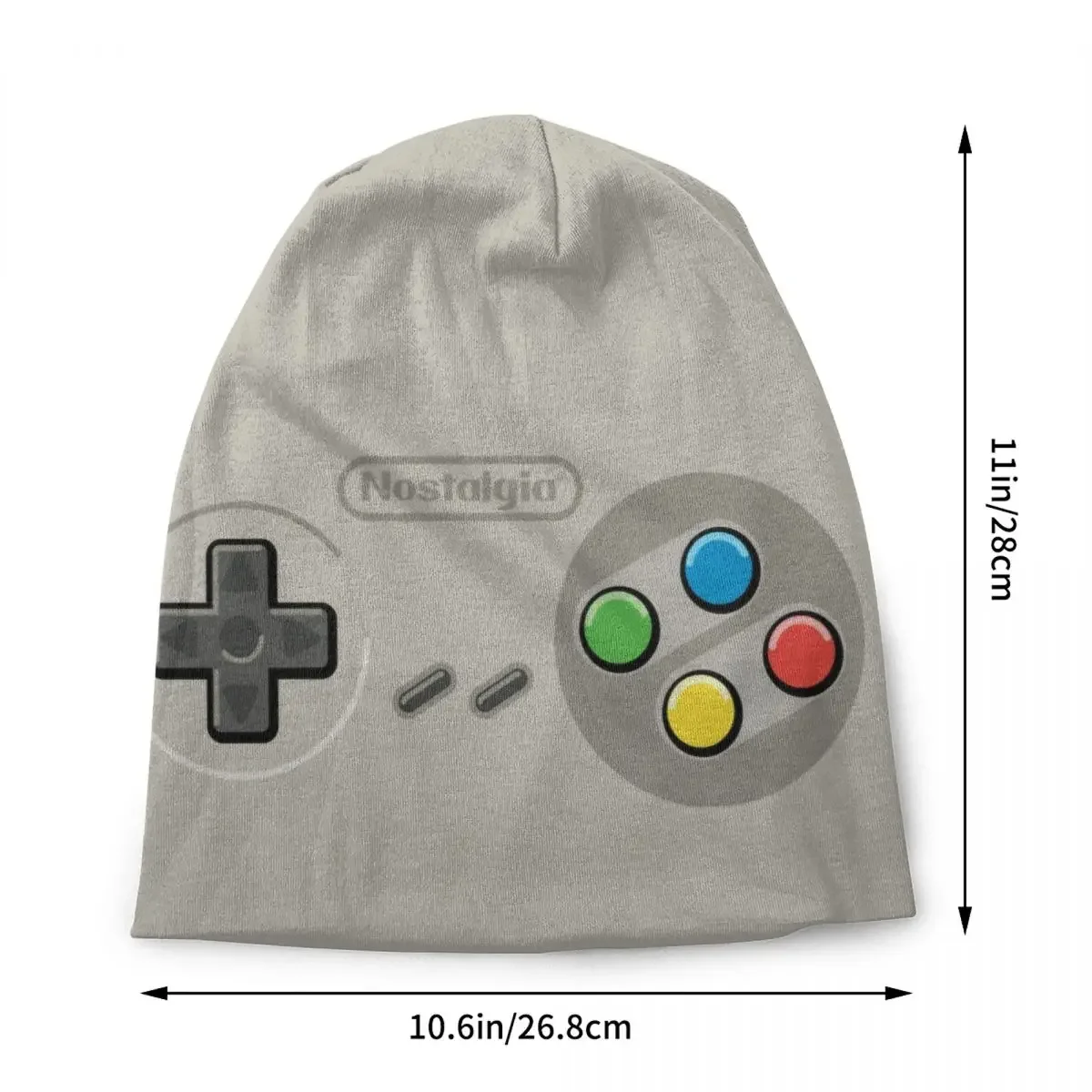 Retro Video Game Turbo Controller Bonnet Hat Knitted Hats Men Women Fashion Unisex Gamer Lover Warm Winter Skullies Beanies Caps