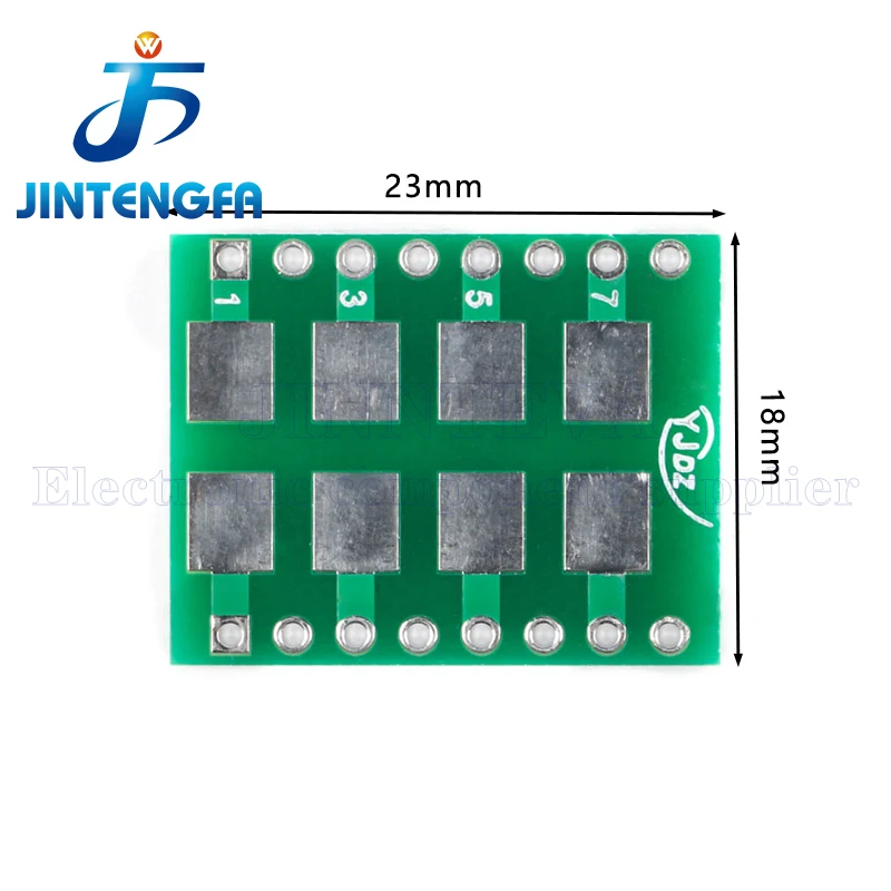 

10PCS 2512 1812 1210 1206 SMA SMB SMC to DIP PCB Transfer Board DIP Pin Board Pitch Capacitance Resistance Adapter plate Convers