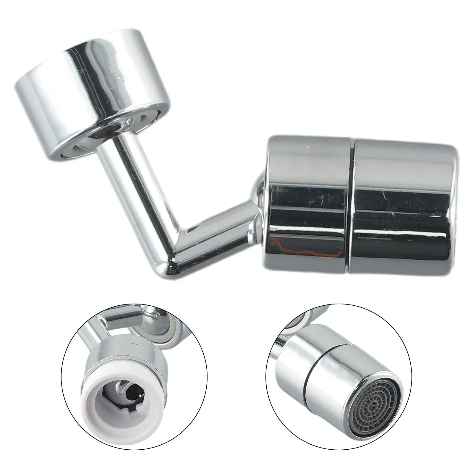 Universal 720° Rotatable Faucet Aerator Extender Plastic Splash Filter Faucets Bubbler Nozzle Robotic Arm For Kitchen Bathroom