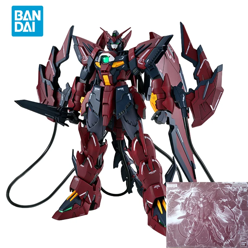 Spot Direct Delivery Bandai Original Anime GUNDAM Model MG 1/100 OZ-13MS GUNDAM EPYON EW Action Figure Assembly PB Toys For Kids