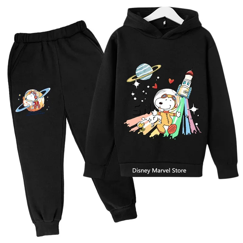 Anime Boys And Girls Pullovers Spring And Autumn Men'S And Women'S Hoodies 2024 New Fashion Children'S Sweatshirts And Pants