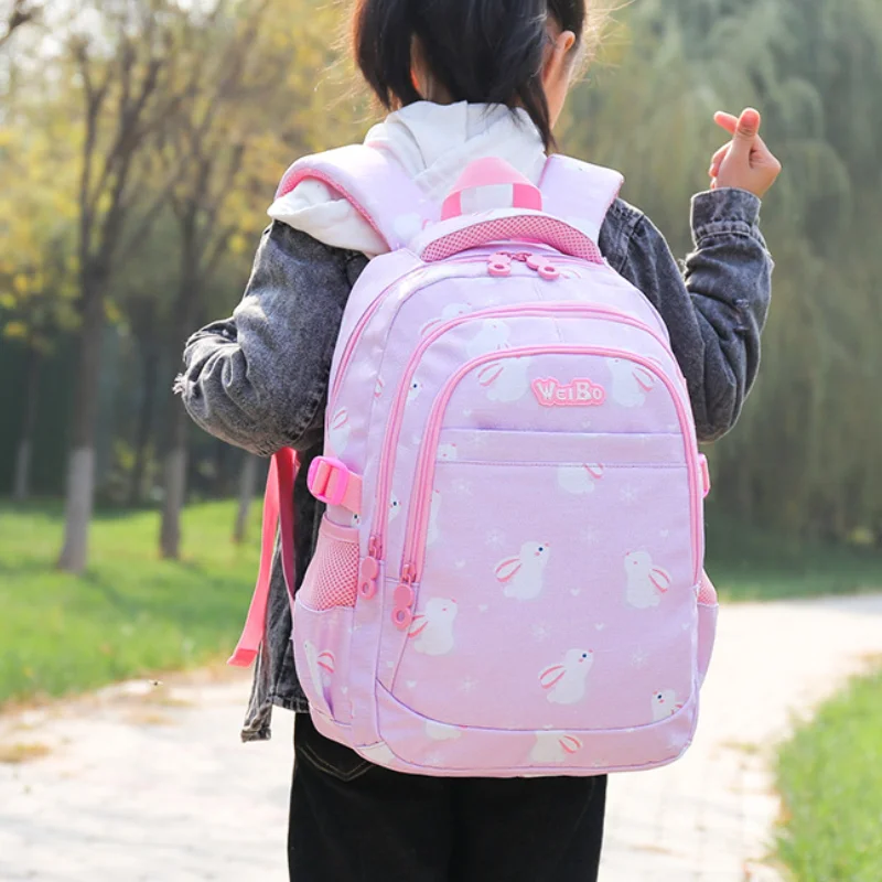 Sacs à Dos d'École Mignons Kawaii pour Enfant Fille, Cartable observateur pour Élève du Primaire, Ensemble de Sacs à Main et Trousse à Crayons