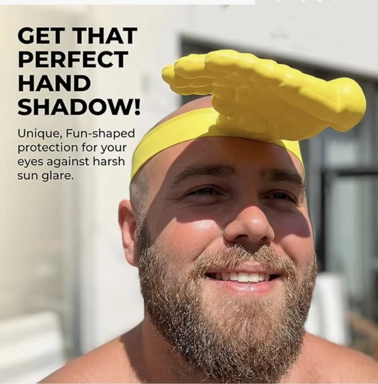 

3D Palm Sun Hat Funny Hand Shape Sun Visor Unisex Sun Shield