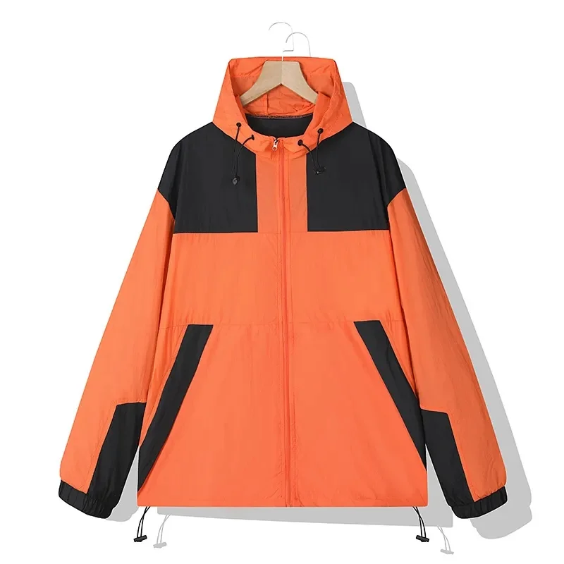 Hooded Sunscreen Coat Woman 2025 Summer Couple Quick-Drying Outwear Female Sun Protection Clothing Jacket UPF50+ Cool Overcoat