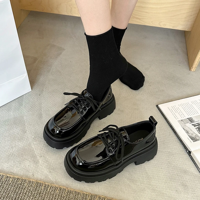 

Женские туфли на плоской подошве Bla Thi, весна-осень, новинка, японский JK Sle Briti Sle Loers oes