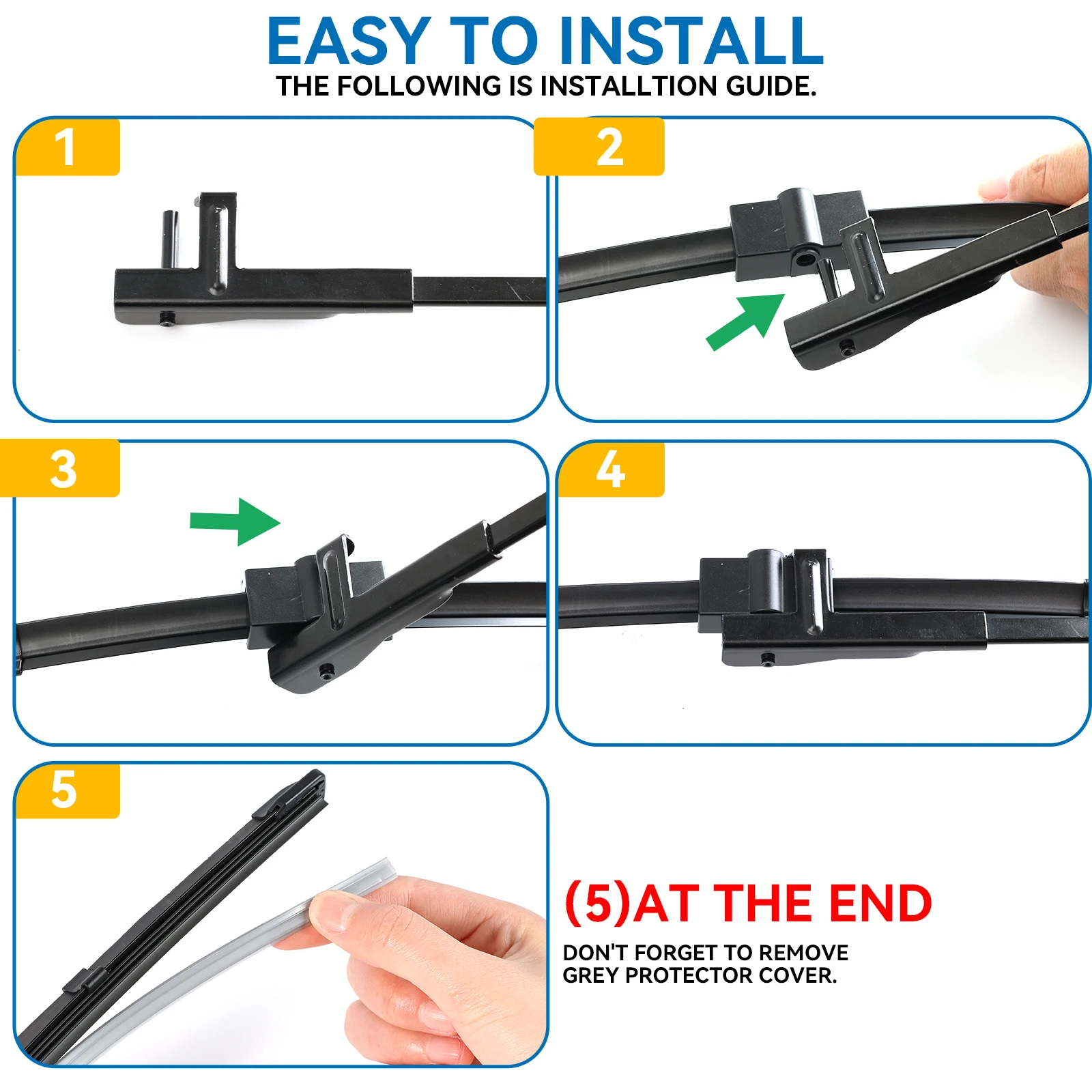 Windshield Windscreen Wiper Blades For Ford Focus MK 2 2004 2005 2006 2007 2008 2009 2010 2011 Front Window Wiper Car Accessory