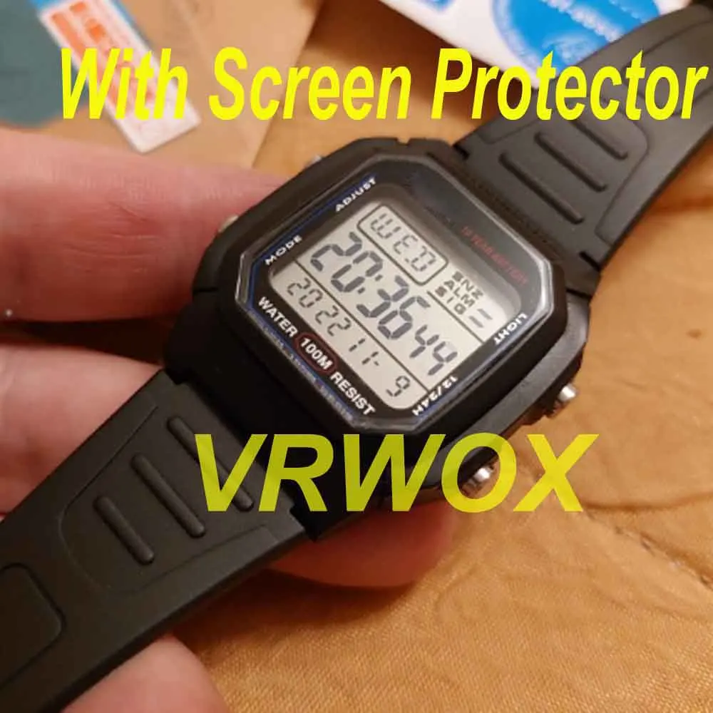 3 Pcs Protector W800HG B650 B640 AE1200 F-91 A700 GW-M5610 GBX100 GBD200 GX56 DW5600 W-217 B5000 GX-56 5610 Watch TPU Protector