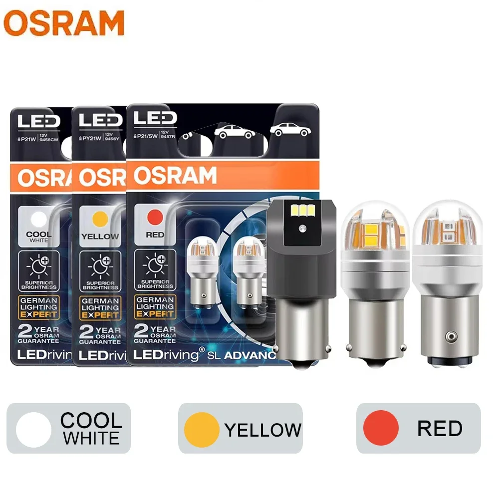 OSRAM LEDriving SL Advance S25 Светодиодные Автомобильные Сигнальные Огни 1156 1157 P21W PY21W Универсальная Пара Заднего Сто...