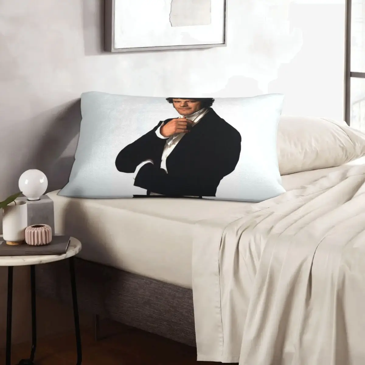 كولين فيرث كما السيد دارسي في فخر وتحامل مستطيل المخدة غطاء الوسادة ديكور غرفة نوم السرير المنزل الراحة رمي وسادة #5