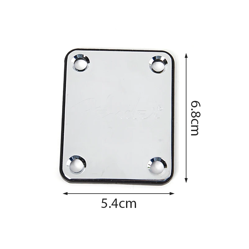 1set Chrome Electric Guitar Neck Plate Fix TL Electric Guitar Neck Joint Board Guitar Accessories