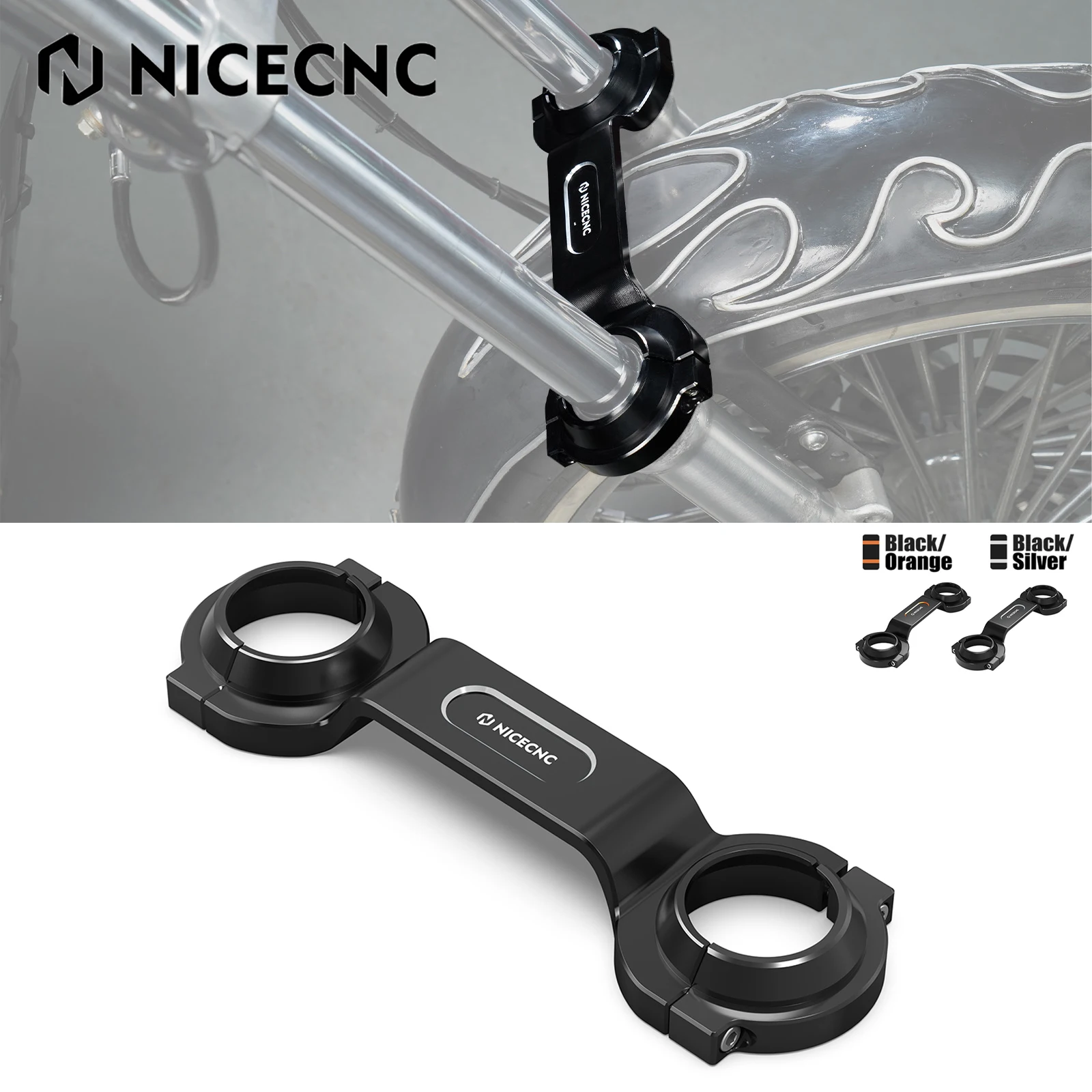 

Front Fork Brace For Harley Sportster 883 Low XL883 Sportster 1200 Roadster XL1200R Forty Eight XL1200 Iron 883 1200 XL883N