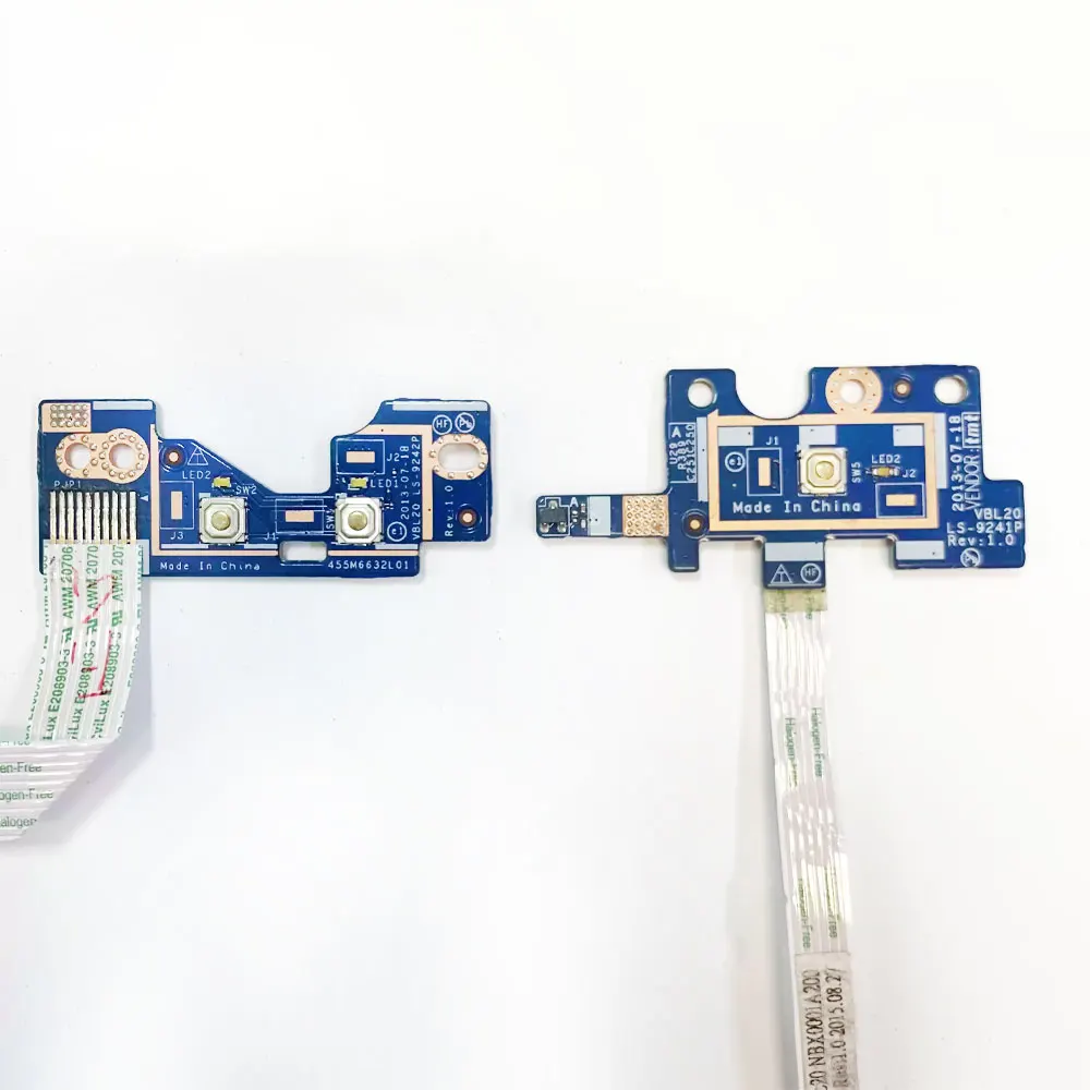 OEM For HP ZBOOK 15 G1 ZBOOK 15 G2 Laptop WiFi On/Off Switch Power Button Board Cable Repairing Accessories LS-9241P LS-9242P