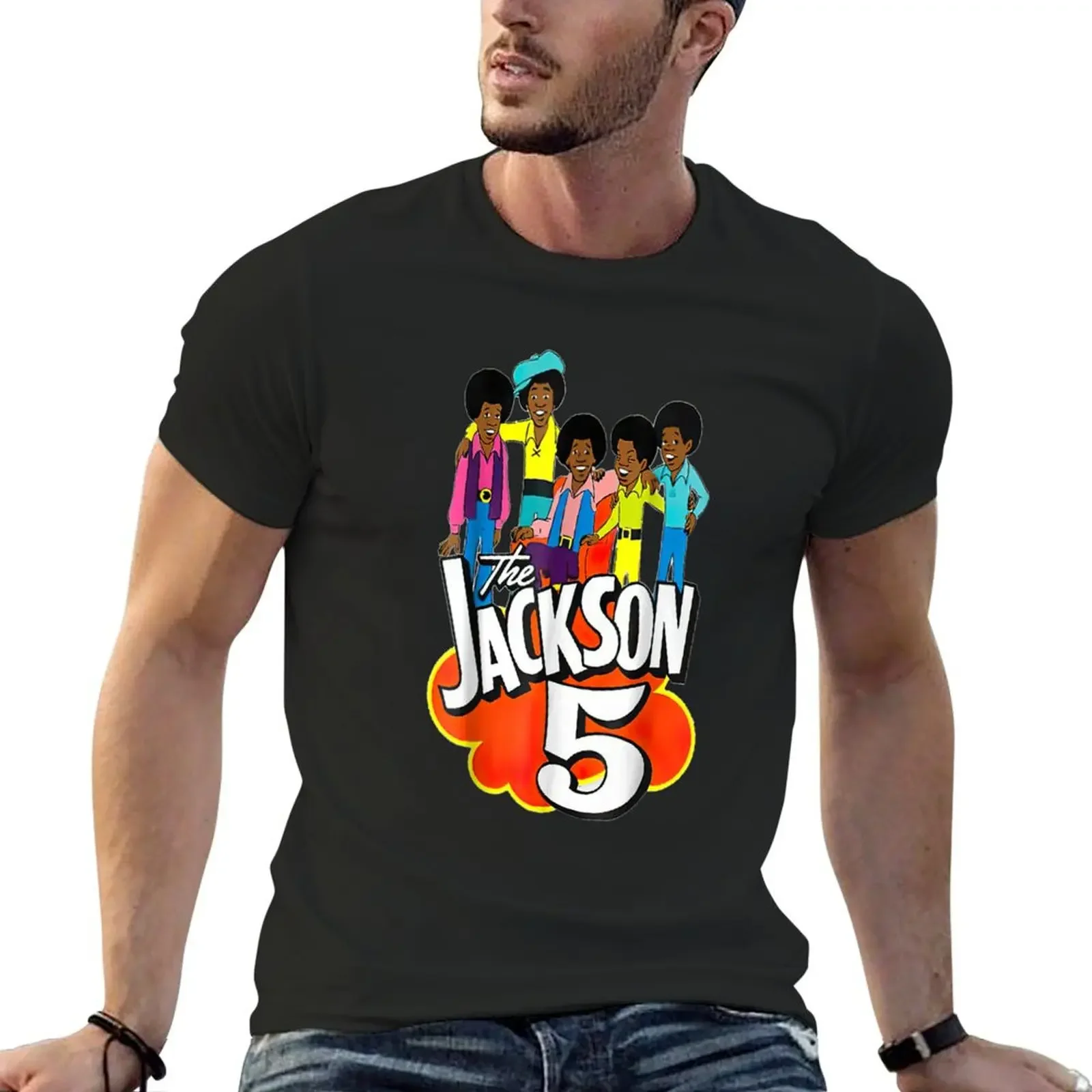 The-Jackson-5 T-Shirt oversized graphic tee summer clothes custom t shirt mens graphic t-shirts