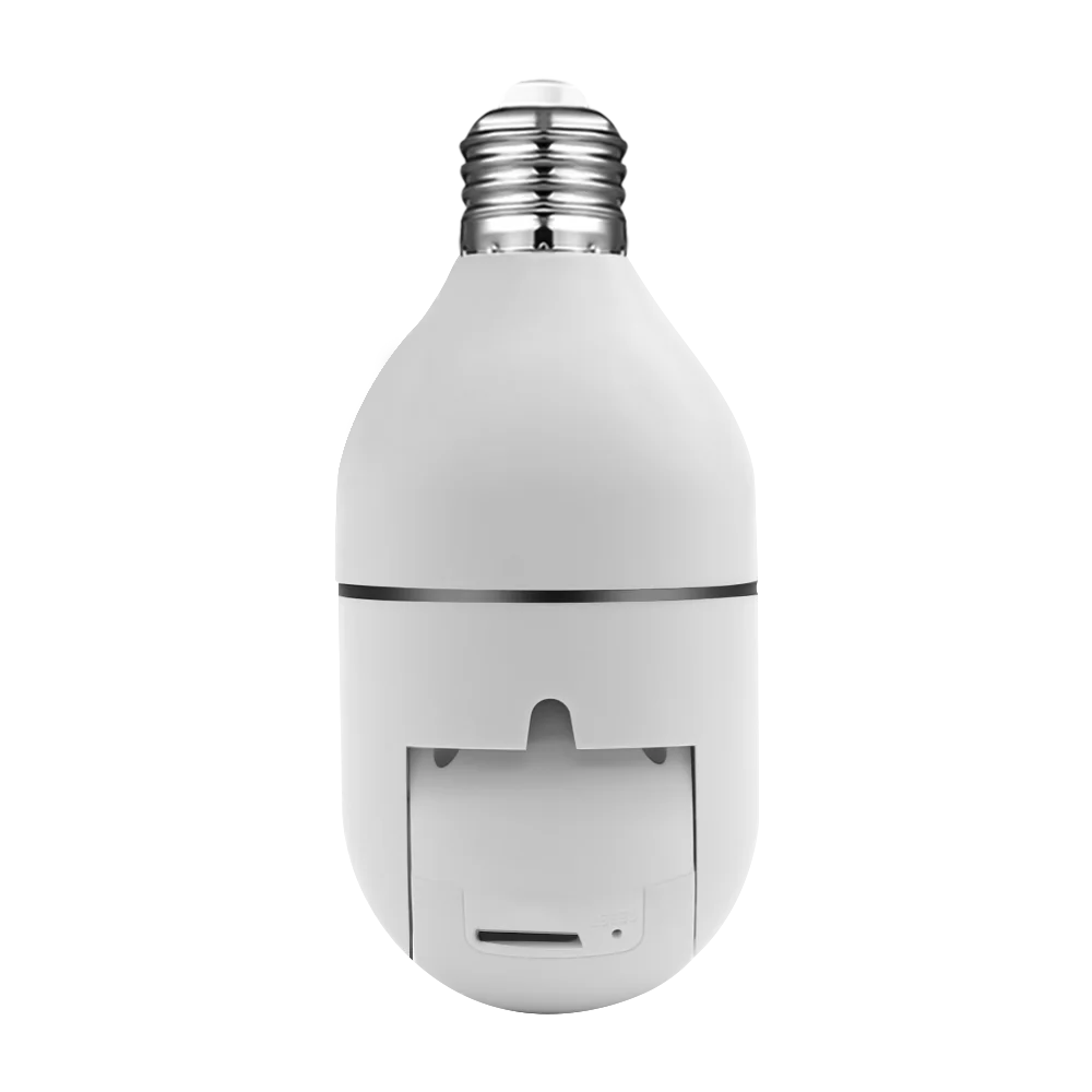 3MP Full Color Camcare APP E27 Lamp Head Socket Two Screen  PTZ IP Dome Camera AI Humanoid Detection Home Security Baby Monitor