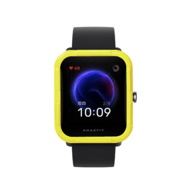 Fifata pc protetor de relógio rígido escudo para xiaomi huami amazfit bip/bip u/pop relógio inteligente plástico caso amortecedor para amazfit bip u