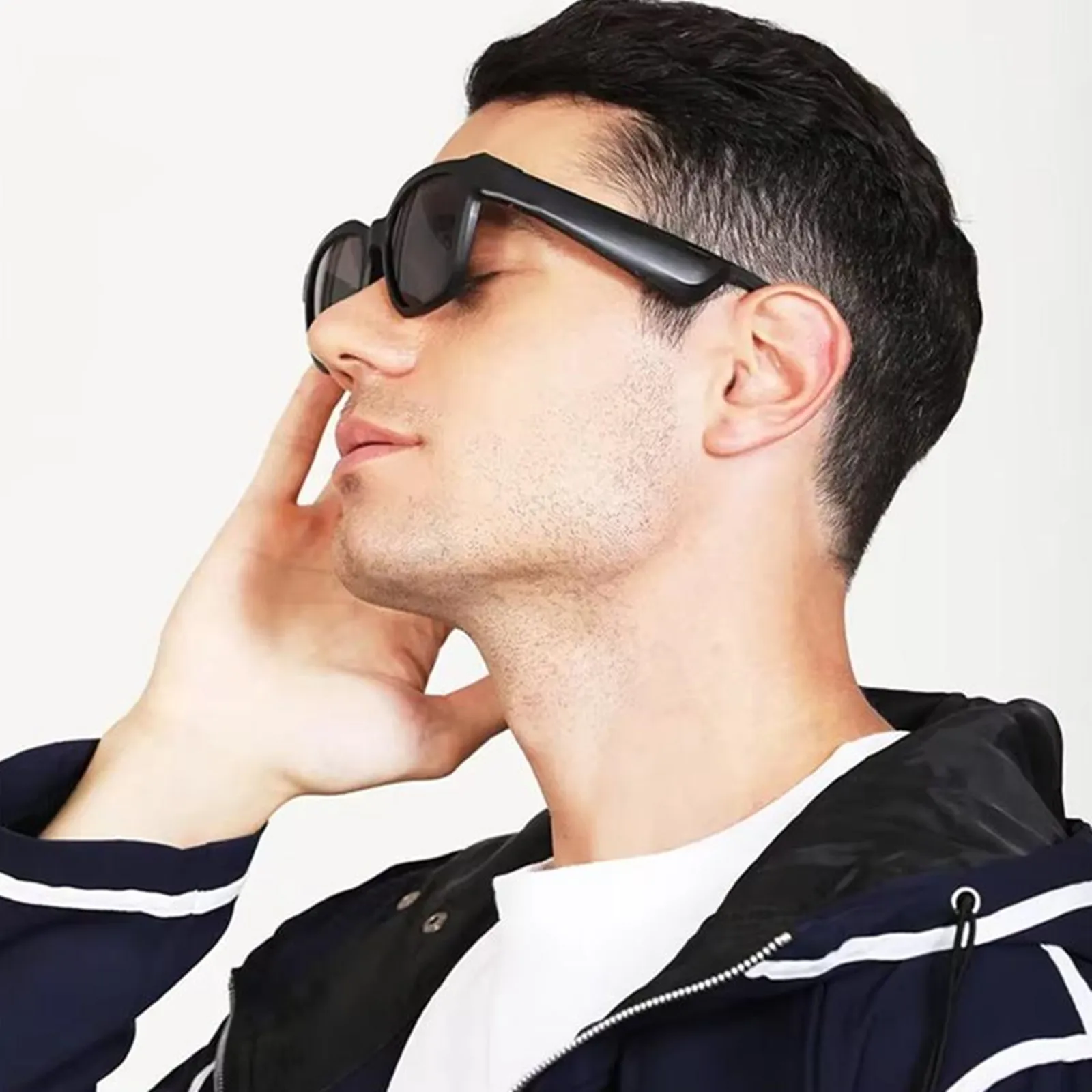 الذكية بلوتوث نظارات الصوت النظارات الشمسية بكلتا الأذنين ستيريو سماعة الهاتف المحمول سيارة القيادة دعوة مشغل موسيقى مستقطب لاسلكي