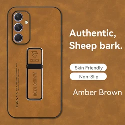 A 54 Magnetic Car Bracket Leather Holder Phone Case On For Samsung Galaxy A13 A14 A23 A24 A34 A35 A54 A55 4G 5G A04S Cover A 55