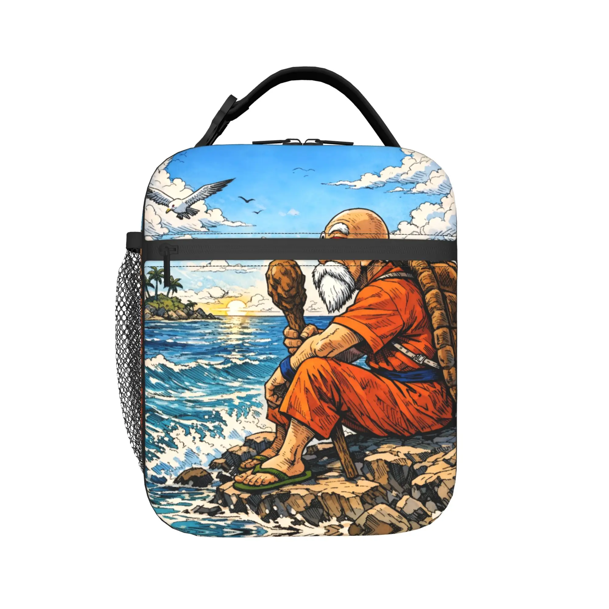 

Custom Masters Roshis Insulated Lunch Bag for Women Men Portable Leisurely Thermal Cooler Bento Box School