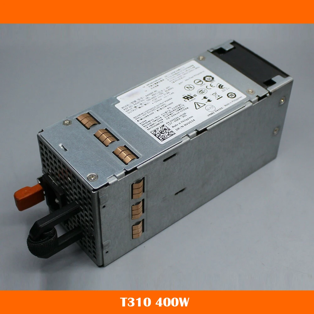 

Server Power Supply For DELL T310 0VV034 A400EF-S0 VV034 D400EF-S0 N884K 0N884K 400W Fully Tested