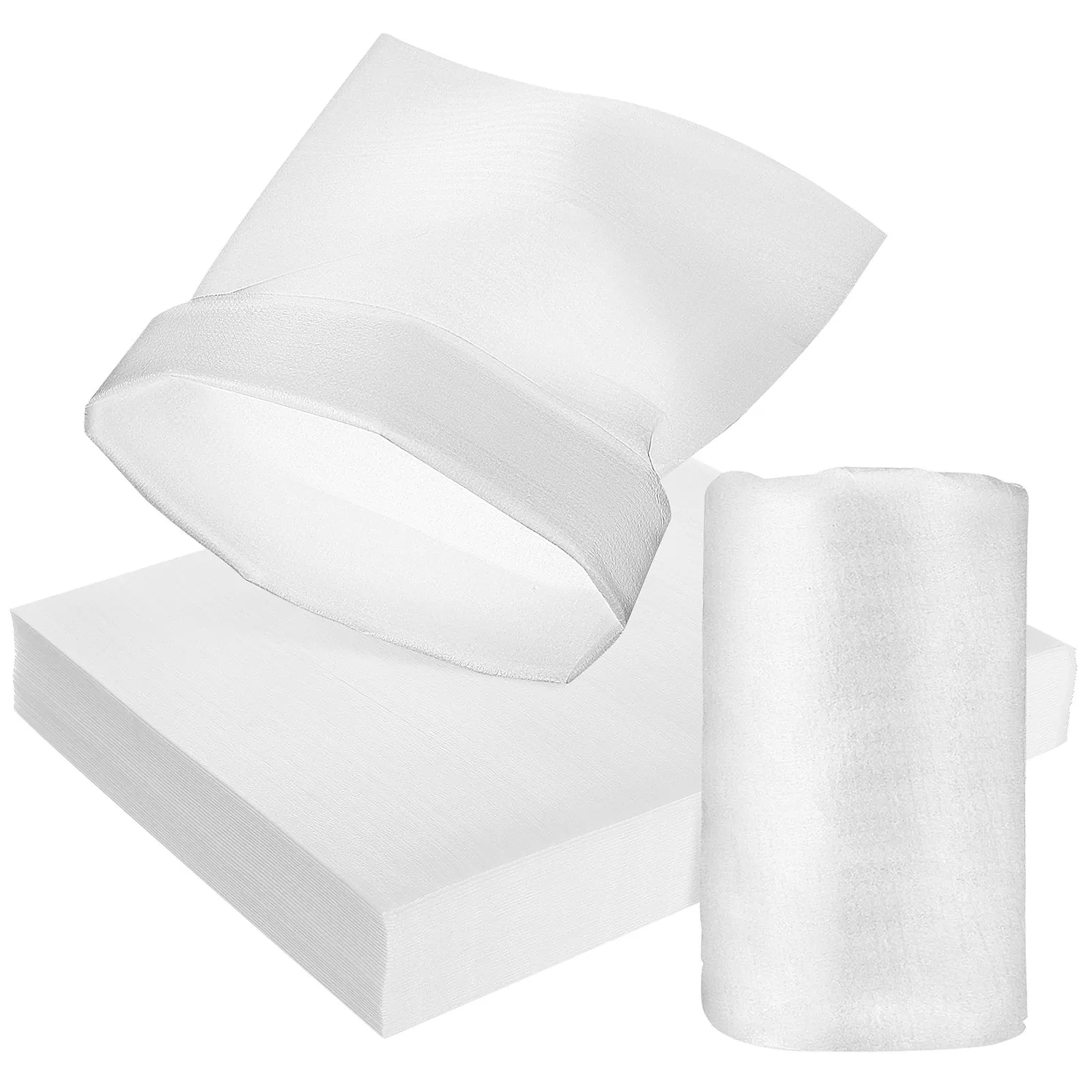 50pcs Pearl Cotton Bags Foam Packing Materials Moving Supplies Dish Packing Cushion Pouches Plate Protectors Shipping Foam