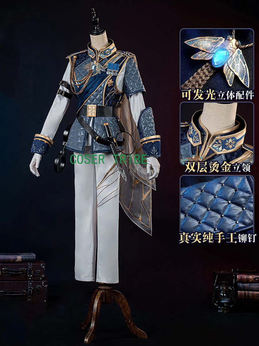 Identity V Luca Balsa Prisoner Winter Cicada Cosplay Costume Cos Game Anime Party Uniform Hallowen Play Role Clothes Clothing