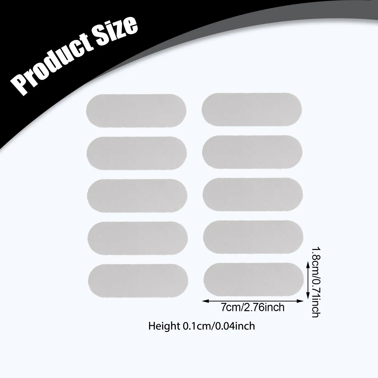 10Pcs Reflective Stickers Reflective Tape Decor Multifunctional Accessories Warning Sticker Decals for Outdoor Gear Cycling