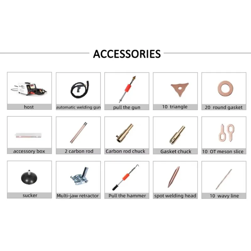 230 Steel Auto Repair Equipment Body Repair Tools Car Dent Puller Spot Welder Body Repair Equipment