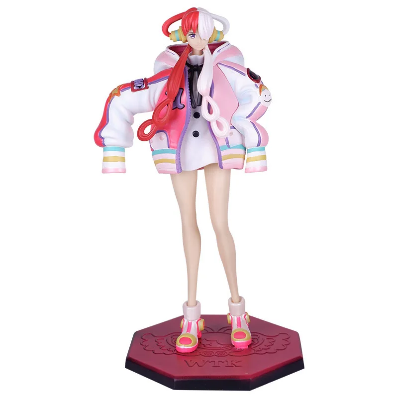 Anime Peripheral ONE PIECE DXF Theatrical Version RED Uta Statue Redhead Singing Girl PVC Action Figure Collectible Model Toy