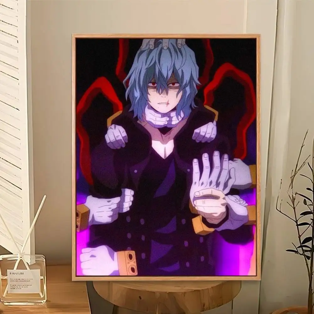 My H-Hero T-Tomura Shigaraki Poster Perfect Space Sticker Self Adhesive for Office Home Theater Wall