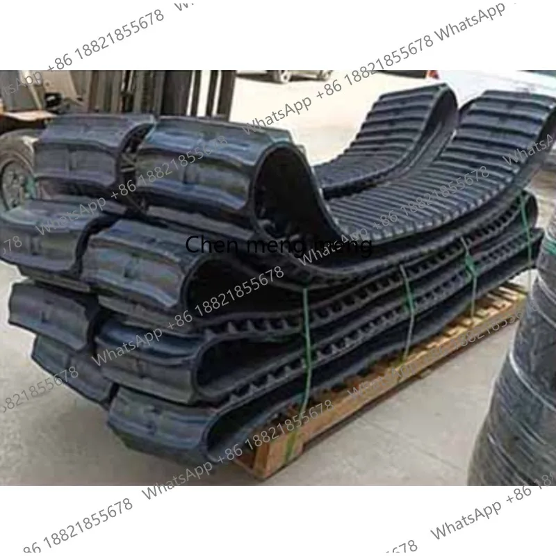 Special rubber crawler small transport vehicle for excavator chassis fittings for mower and micro tiller