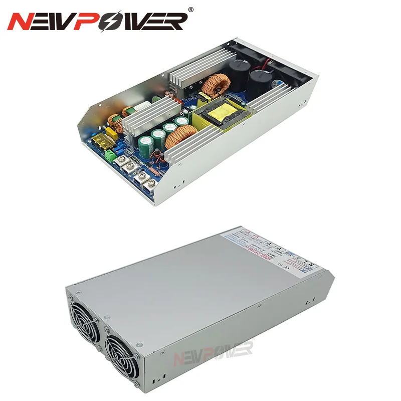 Adjustable Power Voltage 0-24V 36V 48V 60V 72V 110V 150V PFC Switching Power Supply for LED CAR 2000W 110V/220V AC/DC smps