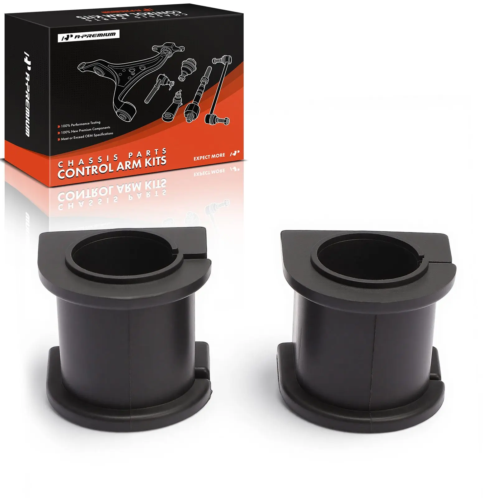 A-Premium Front To Frame Suspension Stabilizer Bar Bushing Kit for Ram 1500 11-18 2500 11-12 Dodge Ram 1500 94-01 Ram 2500 94-10