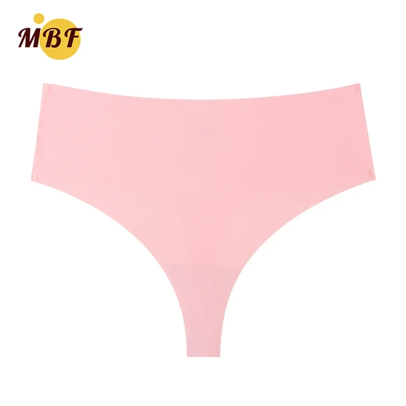 European and American sports fitness sexy seamless ice silk one piece high waist quick drying breathable comfortable thong women