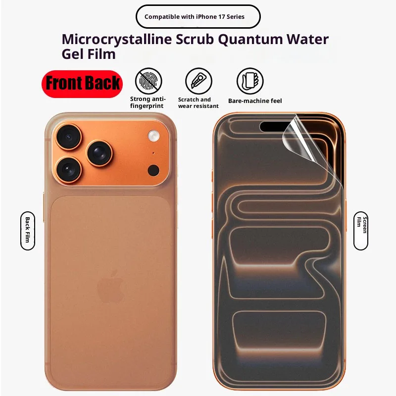 

Front Back Matte Hydrogel Film for Apple iPhone 17 Pro Max Soft TPU Film for iPhone 17 Pro 17 Air Screen Protector Not Glass