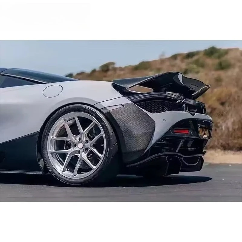 V Style Body Kit for 720S Bodykit Dry Carbon Fiber Front Lip Side Skirts Diffuser Spoiler Aerodynamic Performance Kit