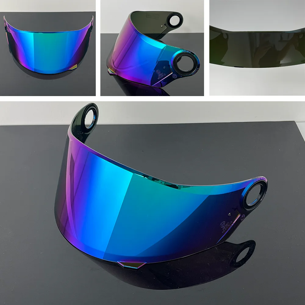 FF358 High Definition Lens Suitable for LS2 FF396, FF358 FF300 Helmet Day and Night General Electroplated Mirror