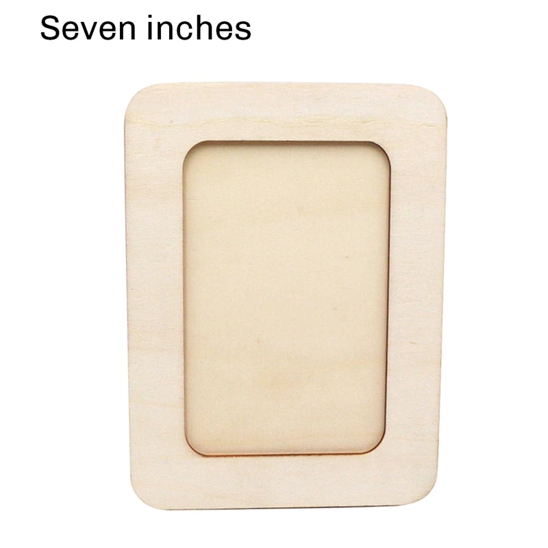 10PCS DIY Wood Picture Frames Unfinished Solid Wood Photo Picture Frames, For Crafts Wood, DIY Painting, Arts Projects