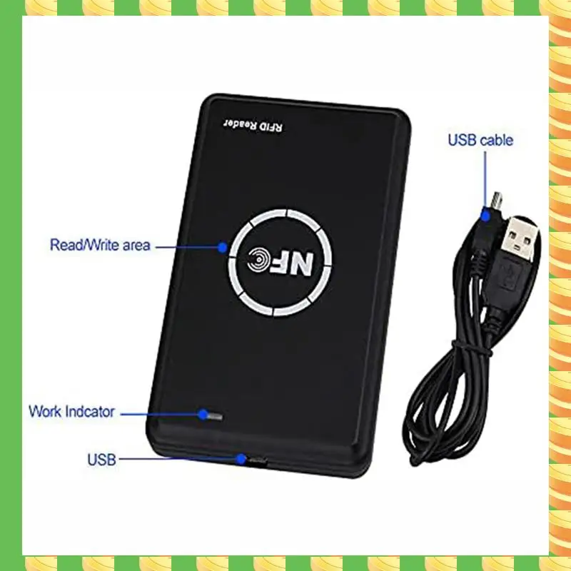

AB53 2X Smart Access Control Card Copier, RFID Reader Writer, 125Khz Card Duplicator, 13.56Mhz Encrypted Card Decoder
