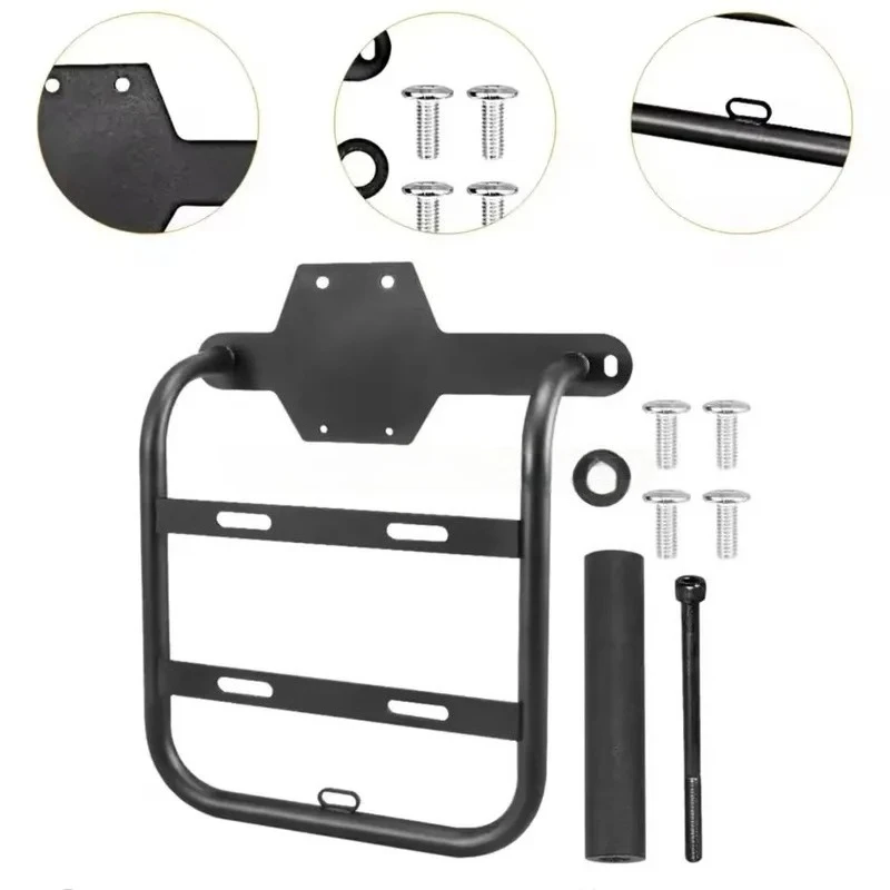 for CT125 Motorcycle Side Bag Bracket Thickened Side Expansion Frame Easy Removal and Installation Modification