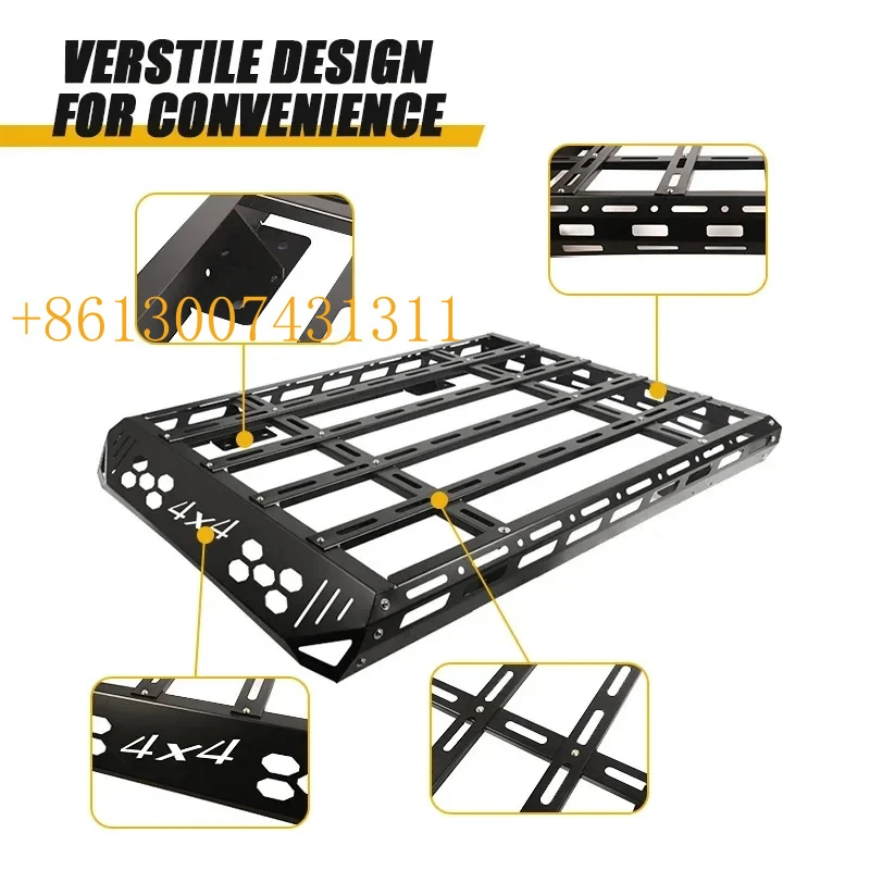 Factoryuniveal roof lage cer roof rack  navara d40 roof rack tacoma Factory Hot Selling