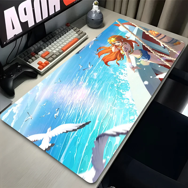 Anime Gaming Speed Mouse Pad O-one P-piece Nami Gamer Office Laptop xxl Cabinet Mouse Mat Keyboard Mousepad Computer Desk Mat