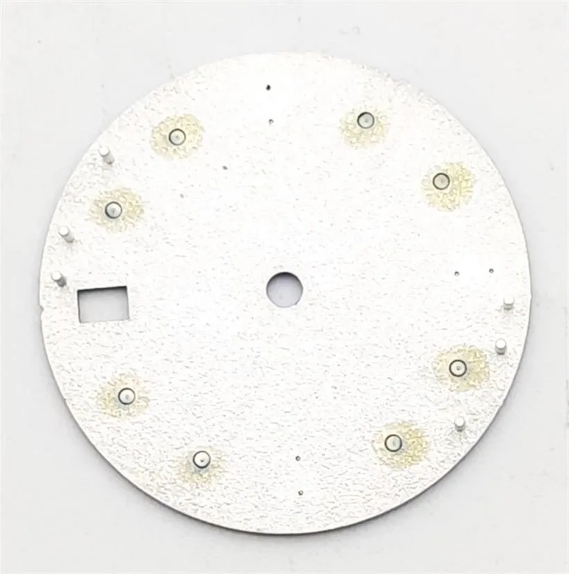 28.5mm green luminous watch dial suitable for NH35 NH35A mechanical movement 3 o'clock crown 3.8 o'clock dial watch accessories