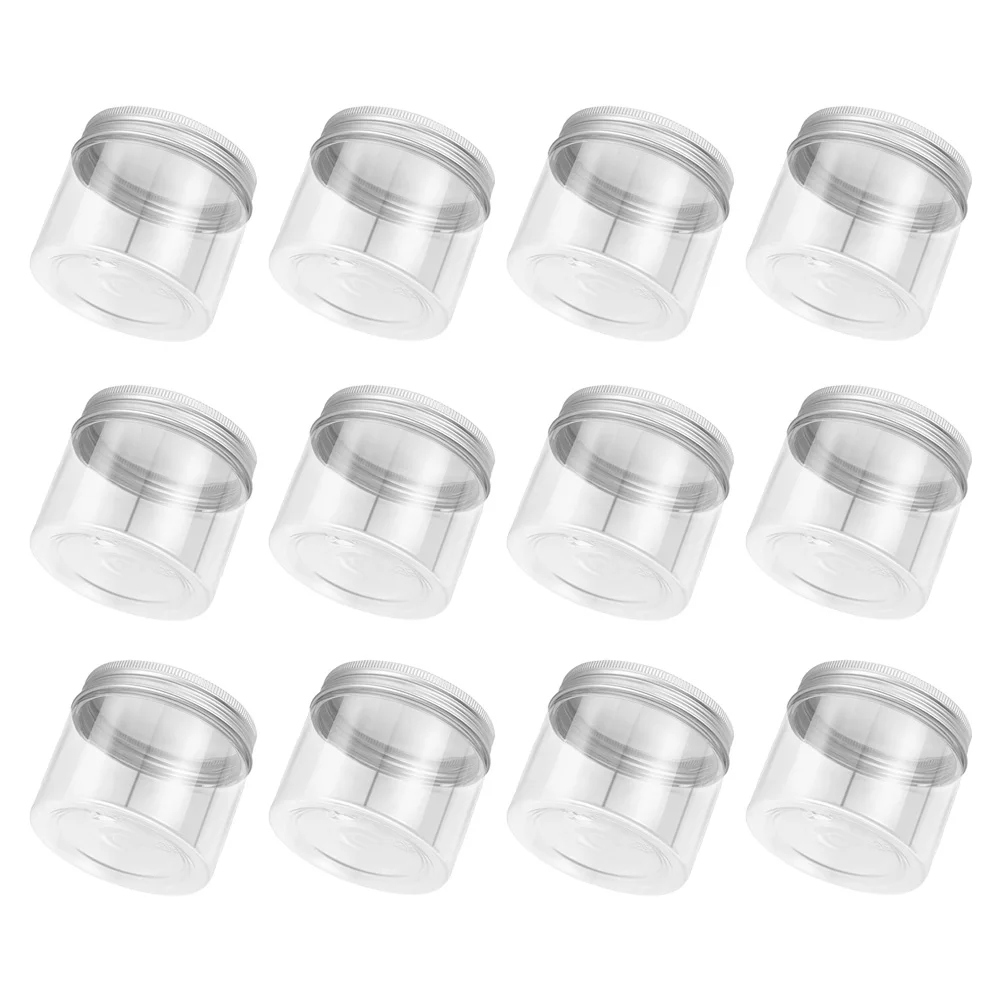 

12pcs Canning Jars With Lids Honey Containers Transparent Leak-Proof Mason Jars For Jam Syrup Honey Household Storage Containers