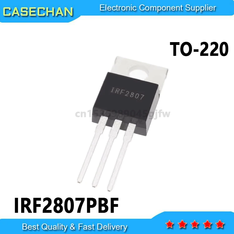 10 Buah IRF2807 IRF2807PBF TO-220 Baru dan Asli