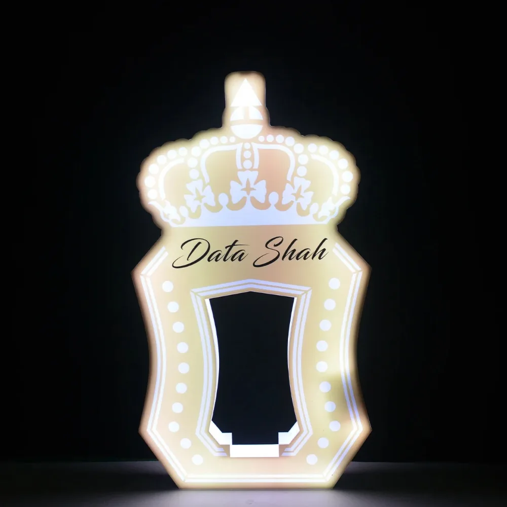 Rechargeable Bottle Demonstrator Crown Shape Bottle Glory Wine Display Stand Nightclub Bar Rack Lounge