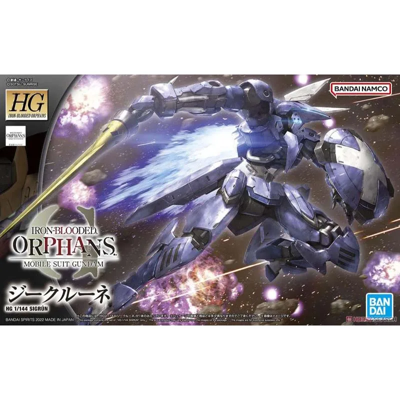 Bandai Gundam Model Kit HG IBO Sigrun Cyclase Schwal Asmoday Bael Kimaris Vidar Barbatos Lupus Rex Anime Action Figure Gunpla