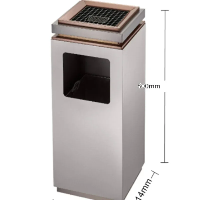 

SHUN Black business seat large trash can hotel lobby company corridor elevator entrance with ashtray