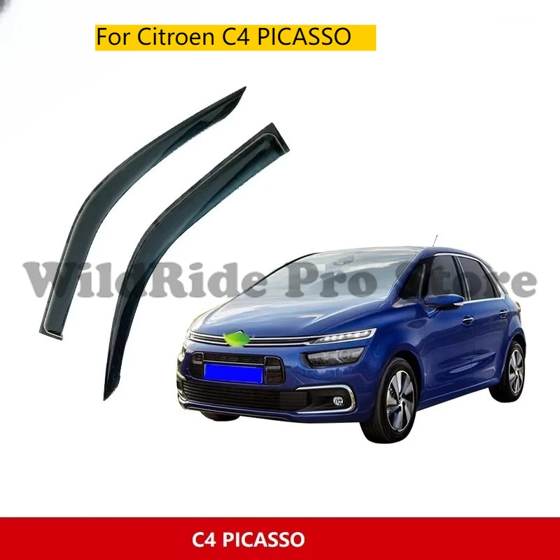 

Вентиляционный козырек бокового окна для Citroen C4 PICASSO, защита от дождя, дефлекторы окон автомобиля, дефлектор, козырьки